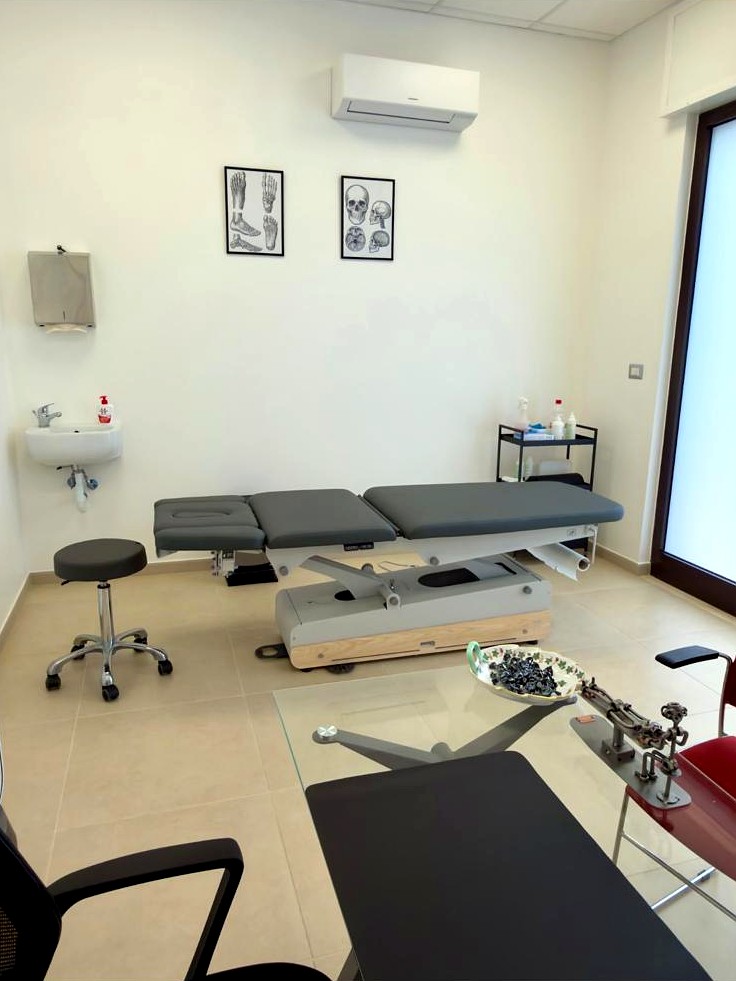 La sala trattamenti dello studio